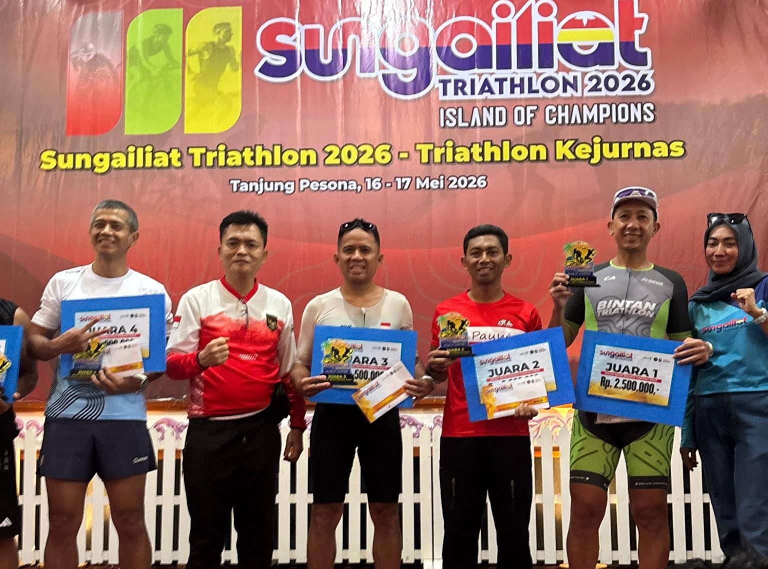 Kalsel Raih Emas hingga Perunggu pada Kejurnas Triathlon 2026