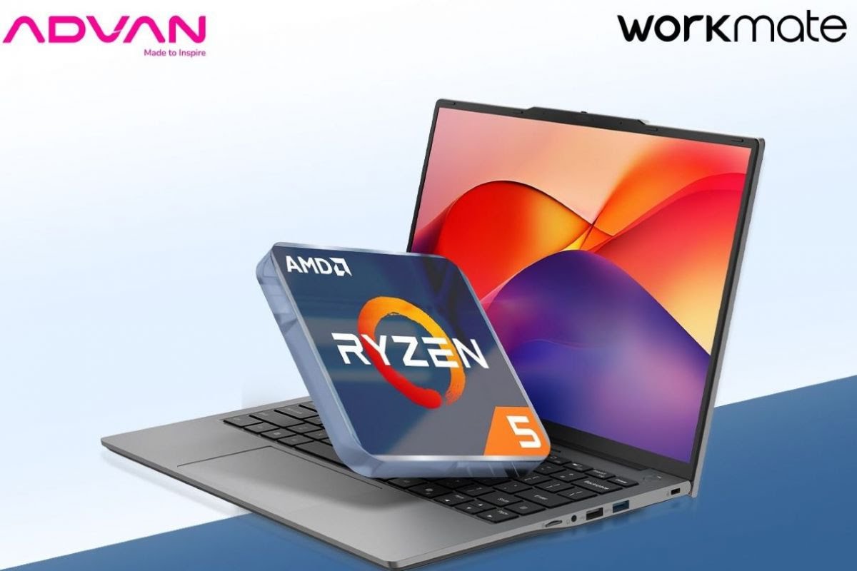 Advan Luncurkan Laptop Workmate, Tawarkan Performa Andal Mulai Rp 3 Jutaan untuk Mahasiswa dan Pebisnis