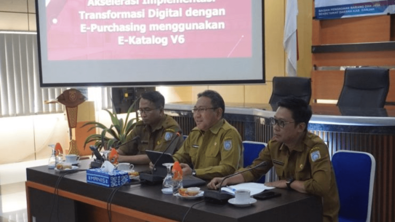 Sekda Banjar Gelar Sosialisasi Akselerasi Implementasi Transformasi Digital dengan E-Purchasing