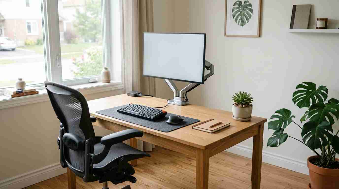 Hindari Sakit Leher dan Punggung, Intip 4 Desain Meja Kerja Ergonomis Ini