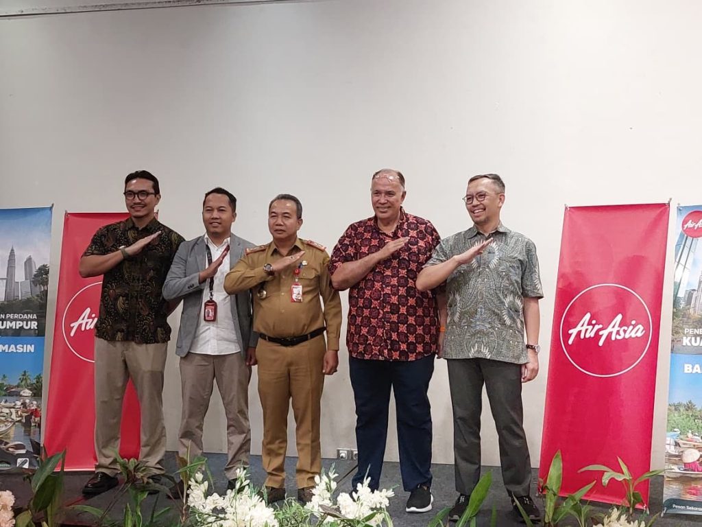 Gubernur Muhidin: Penerbangan Langsung Banjarmasin–Kuala Lumpur, AirAsia Buka Peluang Besar bagi Kalsel