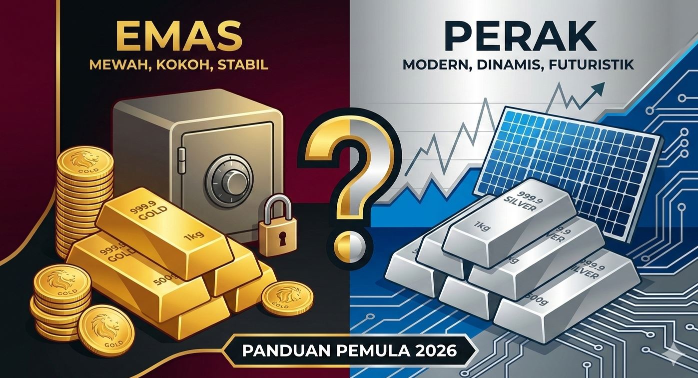 Jangan Salah Pilih! Emas atau Perak buat Investor Pemula di 2026?