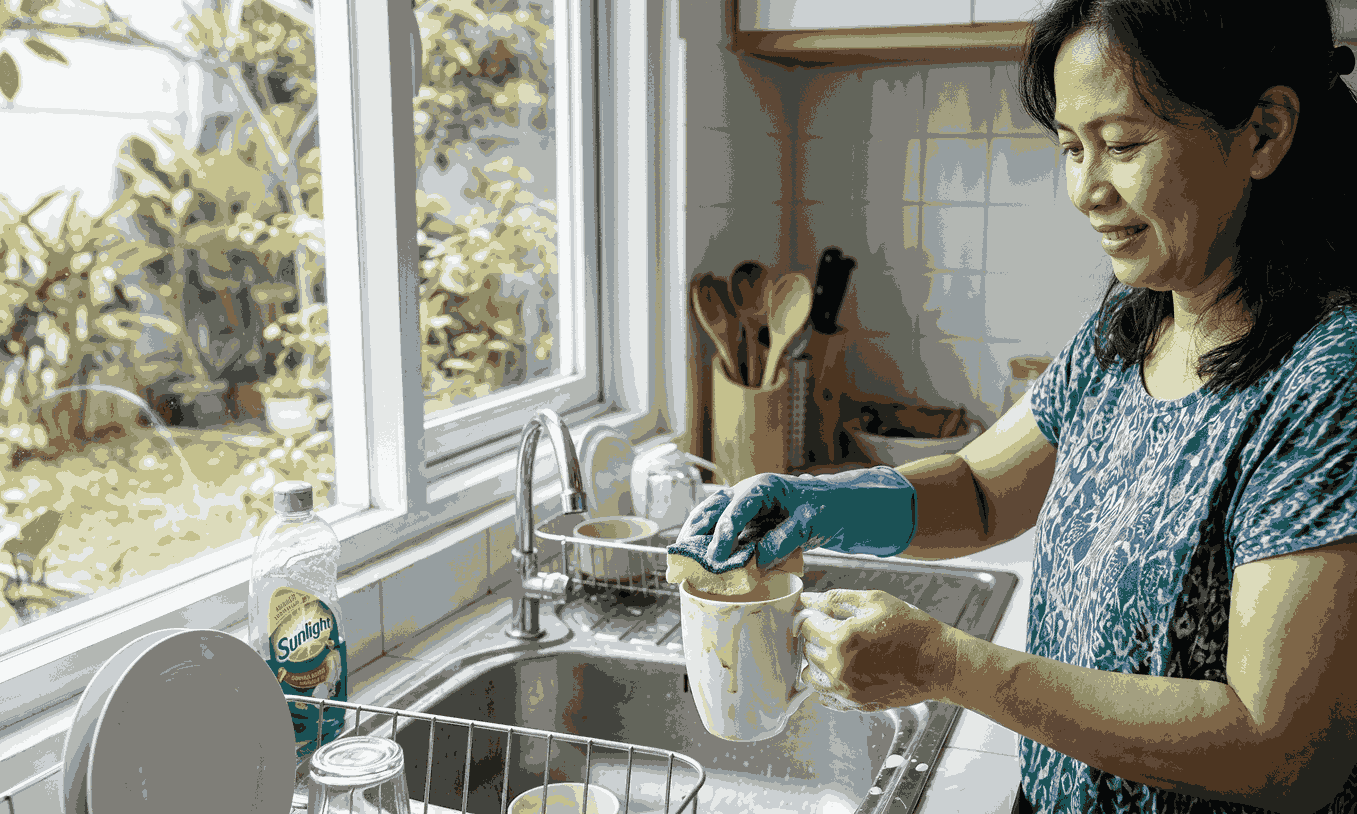 Cara Menghilangkan Noda Kopi dan Teh pada Cangkir Kesayangan secara Instan