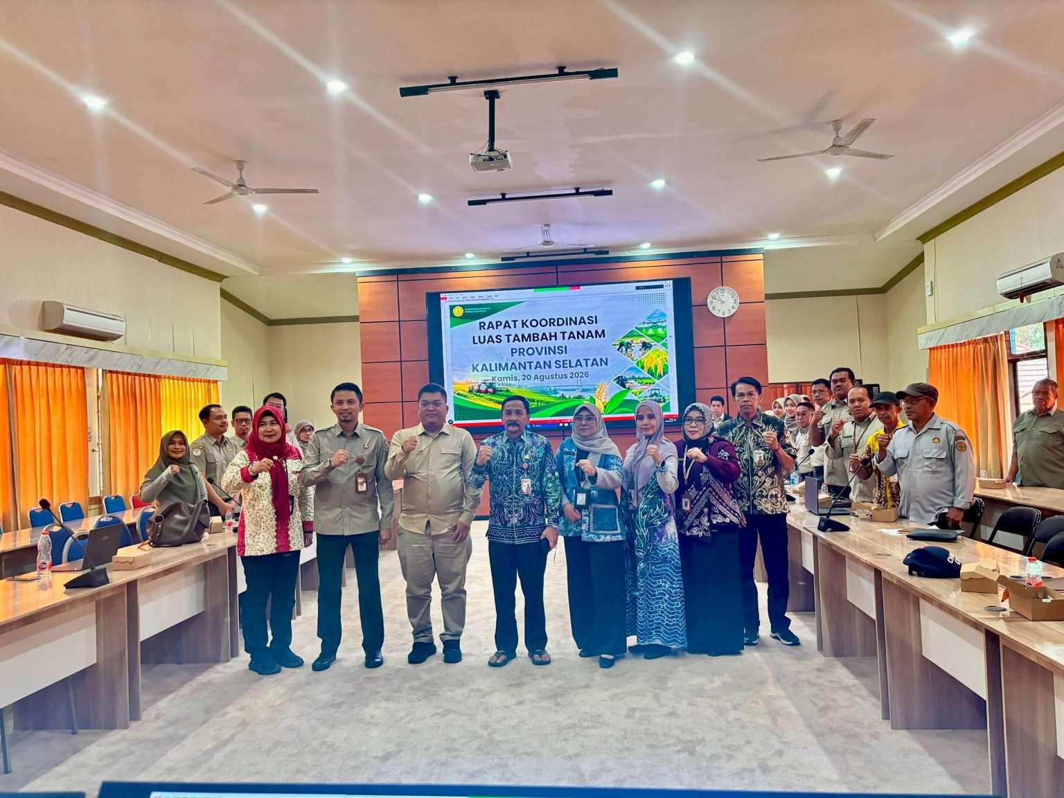 Capaian LTT Agustus Kalsel  target 23.163 Hektare, Percepatan Tanam Terus Didorong