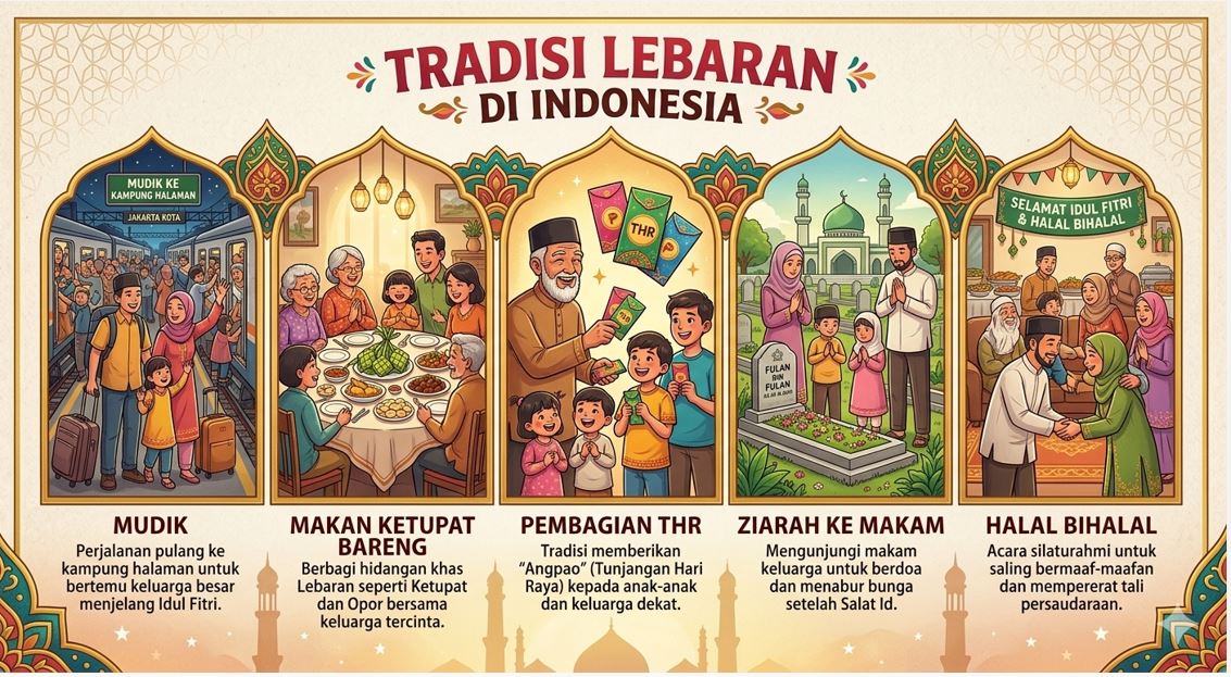Lebaran dan 5 Tradisi Unik yang Hanya Ada di Indonesia