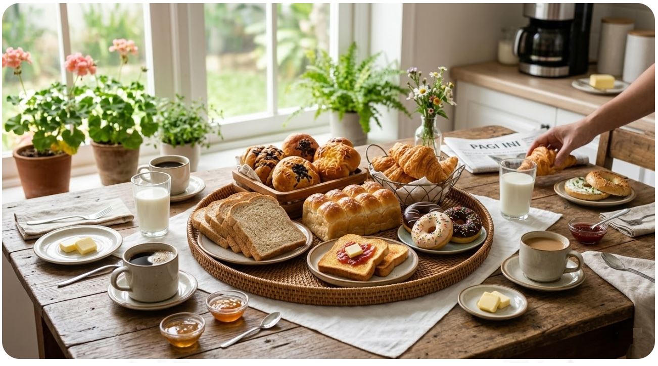 Dari Roti Tawar hingga Croissant, Ini Jenis Roti Favorit Orang Indonesia