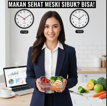 Super Sibuk Tapi Tetap Bisa Makan Sehat? Ini Jurus Ampuhnya!