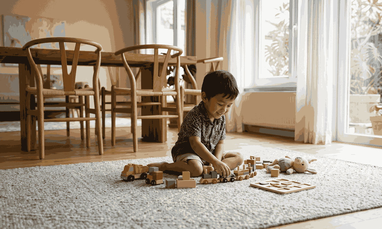 Tips Memilih Karpet yang Mudah Dibersihkan dan Aman untuk Keluarga Beranak Kecil