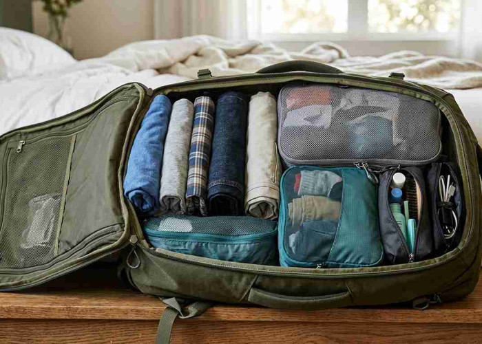 Tips Packing Baju di Tas Ransel: Trik Jitu agar Muat Banyak dan Tetap Rapi Tanpa Setrika Ulang
