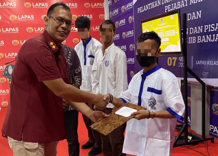 3 Warga Binaan Lapas Banjarbaru Dapat Remisi Khusus Hari Waisak 2025