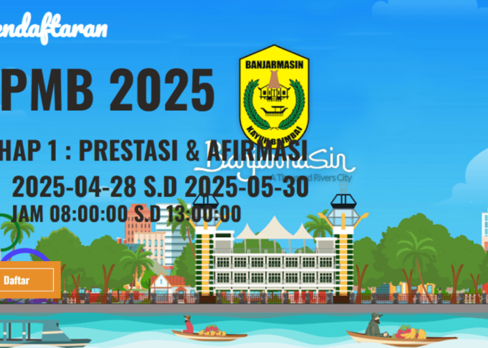 Pendaftaran SPMB Banjarmasin 2025 Jenjang SD Resmi Dibuka, Cek Jalur dan Jadwal Daftar