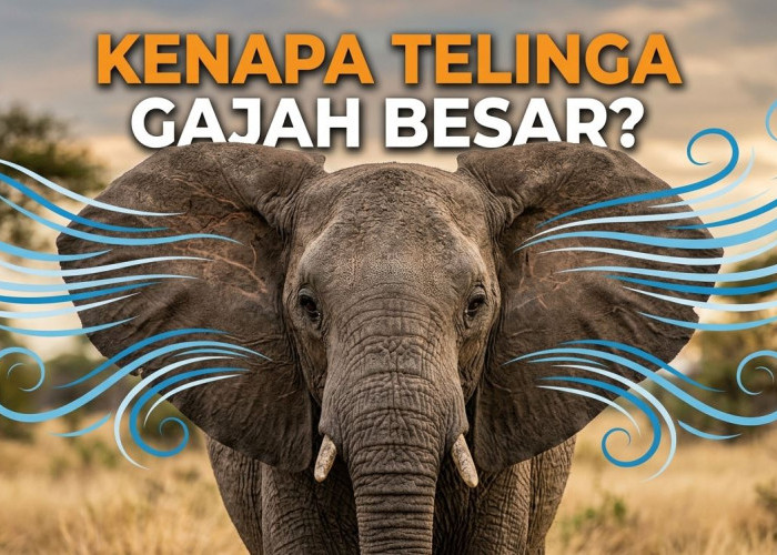 Rahasia di Balik Telinga Gajah yang Besar, Ternyata Penting untuk Bertahan Hidup