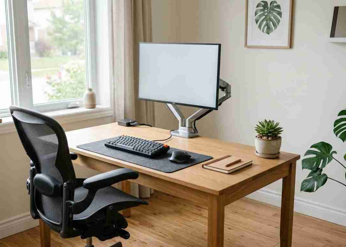 Hindari Sakit Leher dan Punggung, Intip 4 Desain Meja Kerja Ergonomis Ini
