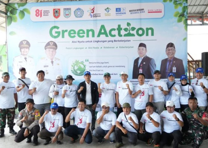 Green Action 2026 di Kabupaten Banjar, BPC dan DLH Kalsel Tanam 600 Pohon serta Kumpulkan 2 Ton Sampah