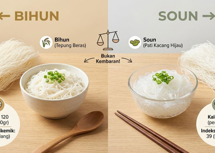 Jangan Ketuker! Beda Bihun dan Soun Ternyata Jauh, Mana Lebih Sehat?