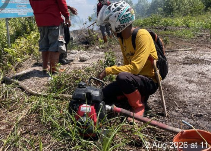 Gerak Cepat Brigade Pengendalian Karhutla Dishut Kalsel, Jinakkan Api di Liang Anggang hingga Tiwingan