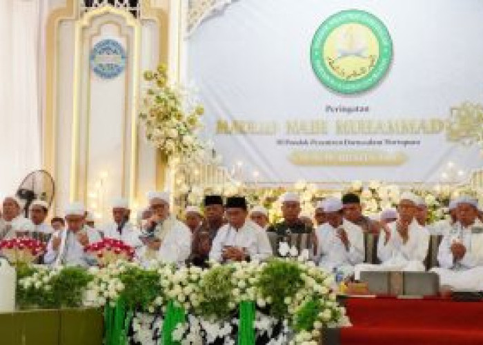 Pemprov Kalsel Hadiri Maulid Nabi Muhammad SAW Bersama Al-Habib Idrus bin Muhammad Bagir Al-Attas