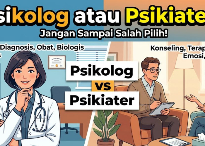 Bingung Pilih Psikolog atau Psikiater? Kenali Perbedaannya Sebelum Konsultasi
